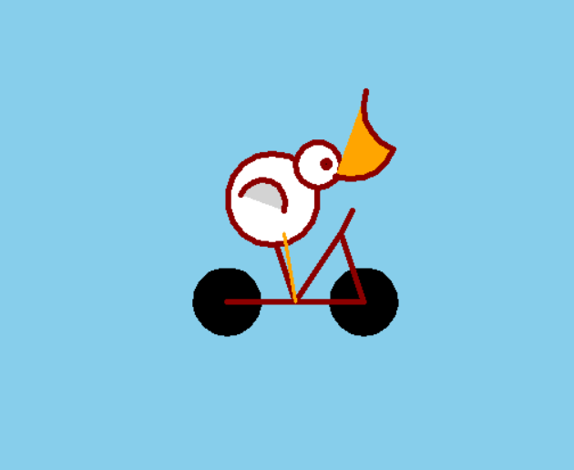 Pelican riding a bike generated by Gemma 4